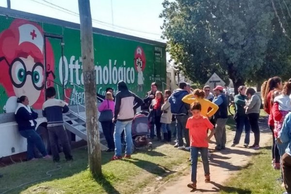 Operativo sanitario y presentación de la tarjeta Mbareté en Perugorría
