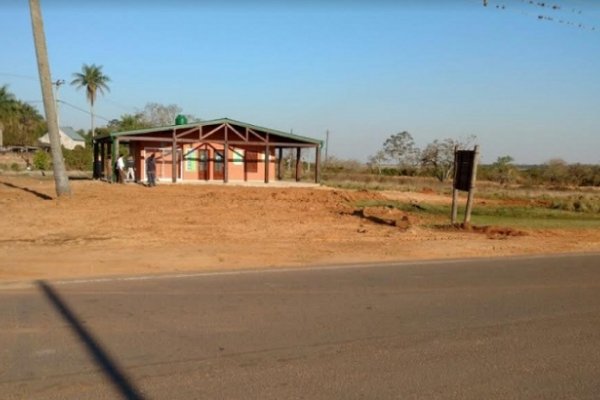 Avanzan las obras de la oficina de informes turísticos en Mburucuyá