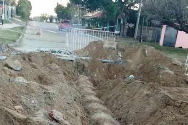 Itatí: Comenzó el arreglo de la calle que se hundió el 16 de julio