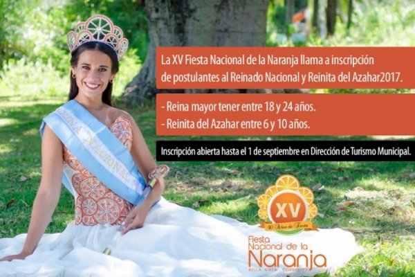 Bella Vista busca a su reina de Fiesta de la Naranja 2017