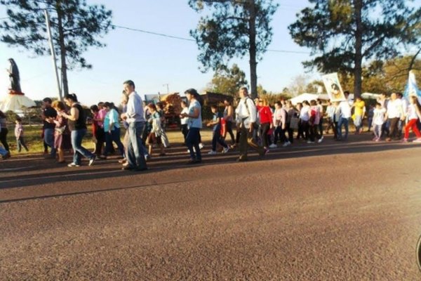 Herrero acompañó las fiestas patronales de San Pantaleón