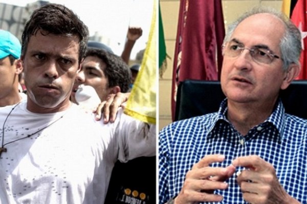 Los opositores Leopoldo López y Antonio Ledezma fueron llevados a una cárcel militar