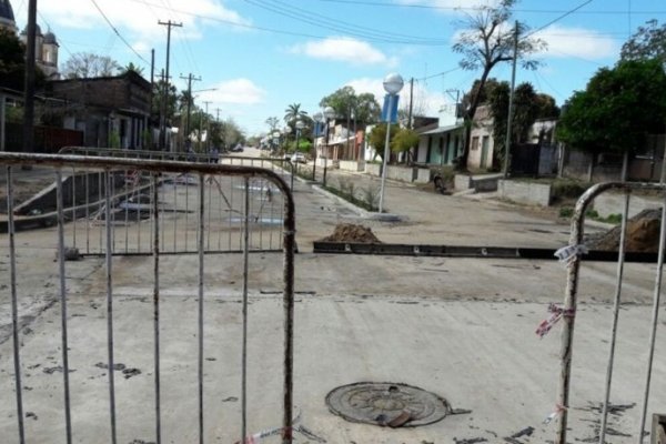 Itatí: Culminó el arreglo de la calle que se hundió Manuel Vallejos