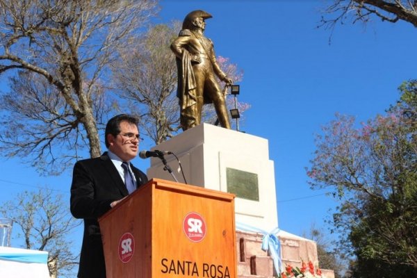 Maidana llamó a imitar el coraje y la lealtad del General San Martín