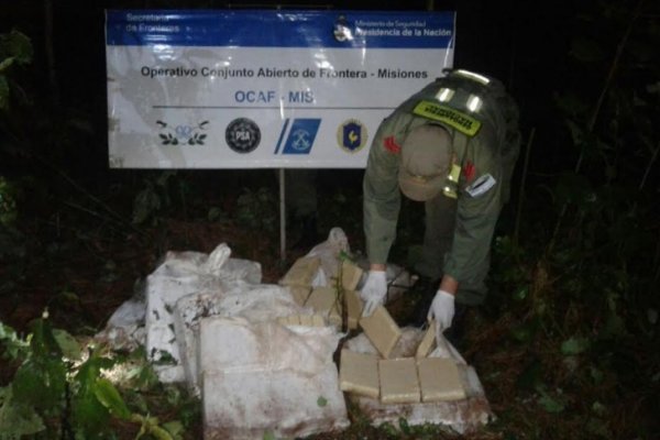 Incautan más de 165 kilos de marihuana en Misiones