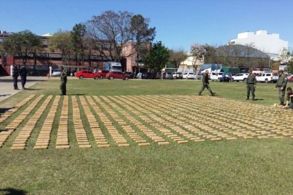 Incautaron una tonelada de droga en Itatí