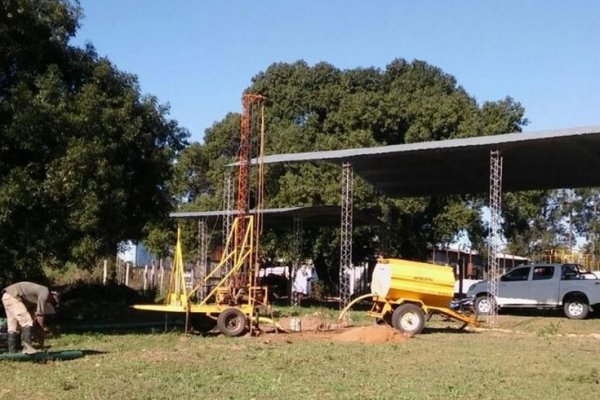 El Plan Aguas concretó perforación en el corralón de Santa Rosa