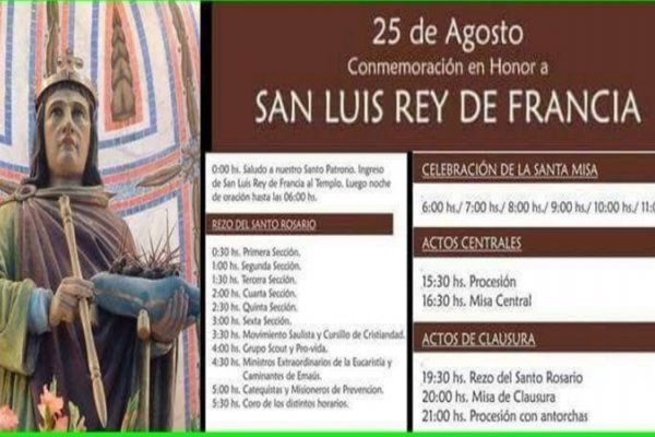 San Luis del Palmar festejará este viernes sus Fiestas Patronales