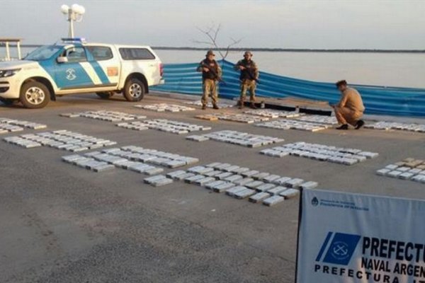 Prefectura secuestró 640 kilos de marihuana en Itatí
