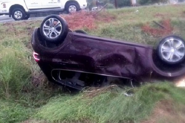 Itatí: Un hombre falleció tras el despiste y vuelco de su auto sobre ruta Nº 12