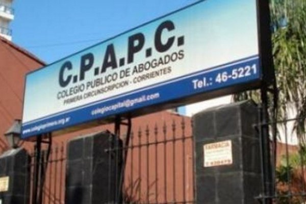 Pedido de abogados a las cámaras federales en la provincia de Corrientes