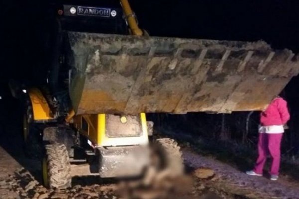 Operario murió tras recibir un fuerte golpe en la nuca de una pala mecánica en San Roque