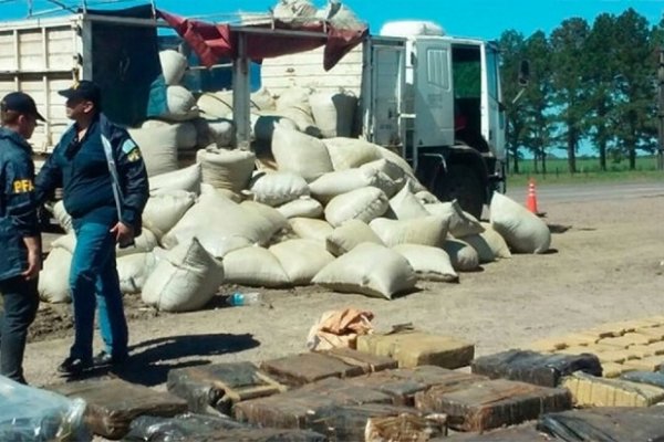 Incautaron el mayor cargamento de marihuana en la historia de Entre Ríos