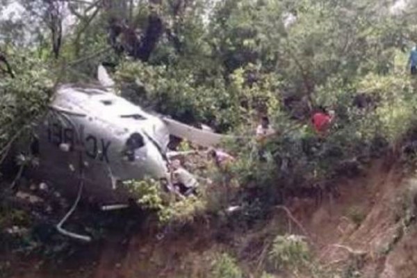 Se estrelló un helicóptero con ayuda a las víctimas del terremoto en México: hay un muerto