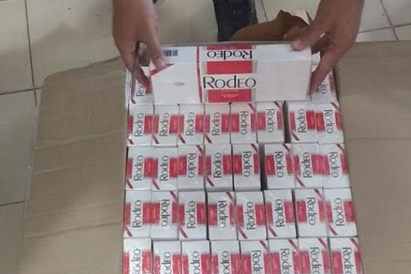 Secuestran importante carga de cigarrillos sin aval aduanero