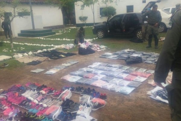 Corrientes: Gendarmería secuestró mercaderías valuadas en más de medio millón de pesos