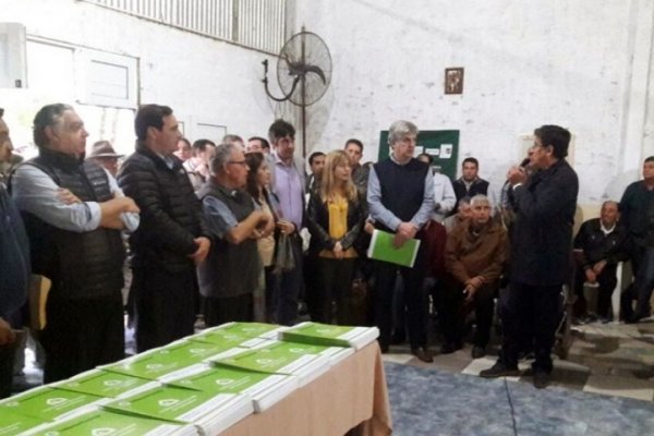 Condonación de deuda para 170 familias de San Luis del Palmar