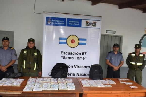 Decomisaron  más de 2,5 millones de pesos