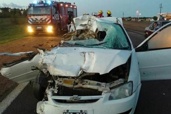 Libreño muerto en un accidente de tránsito sobre ruta entrerriana