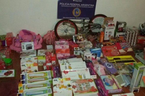 Chaco: Secuestraron mercadería ilegal valuada en 40 mil pesos