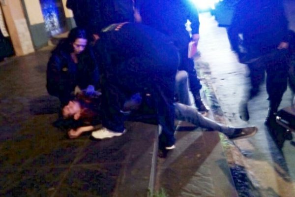Hombre resultó herido de un piedrazo en presunto intento de robo