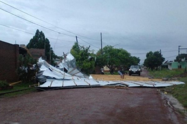 Temporal en Santo Tomé: Gran parte de la zona urbana se encuentra sin energía eléctrica