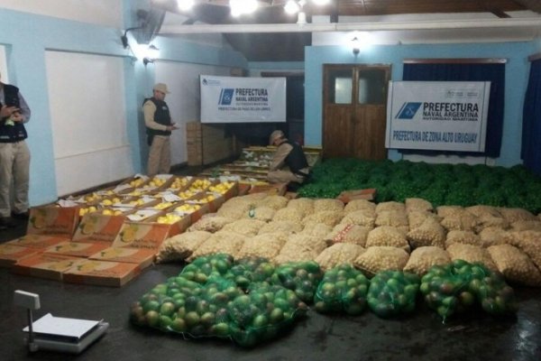 Mandaban fruta en Corrientes: Incautaron tres toneladas de frutas y verduras valuadas en $ 92 mil