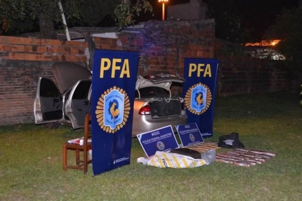 En Corrientes secuestraron droga vinculada a narcos de Reconquista