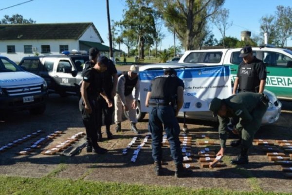 Incautan droga sobre la Ruta Nacional 123