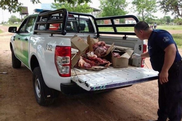 La Policía secuestró carne no apta para el consumo humano