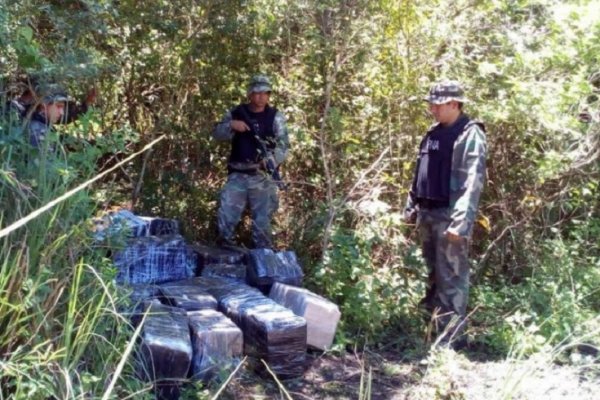 Incautan más de 600 kilos de droga en Corrientes