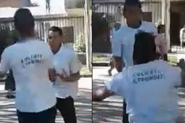 Pelea entre alumnos de la Escuela Frondizi: Uno de ellos está internado en el Hospital Pediátrico