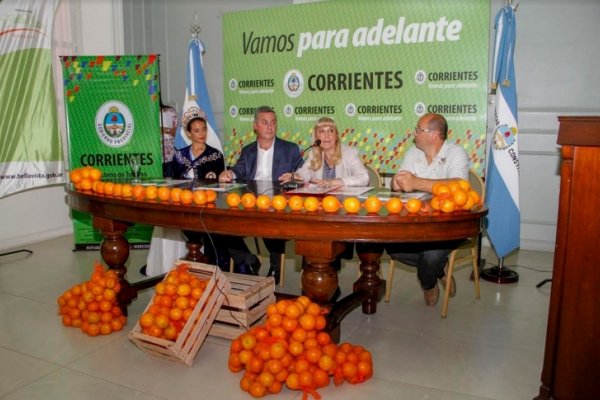 En Casa de Gobierno se presentó la XV° Edición de la Fiesta Nacional de la Naranja en Bella Vista