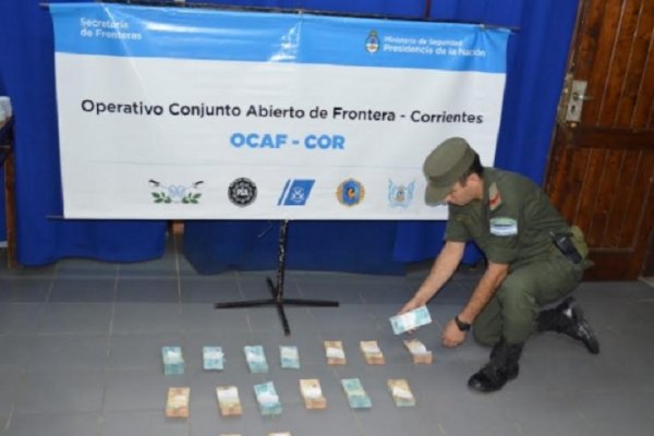 Secuestran dinero ilegal