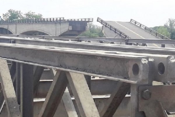 Dieron inicio al armado de los puentes Bailey en arroyo Guazú
