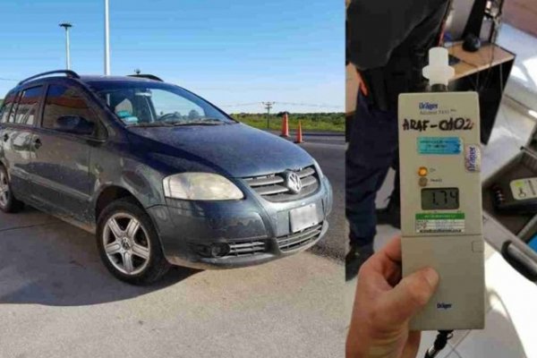 Alcoholizado manejó en zig-zag en el Puente Chaco-Corrientes