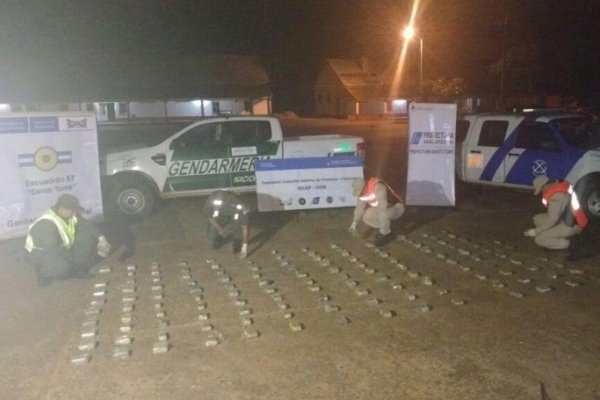 Corrientes: Incautaron 137 paquetes de marihuana