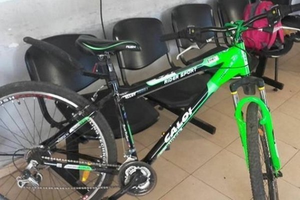 Aprehendieron a un menor de 14 años con una bicicleta robada