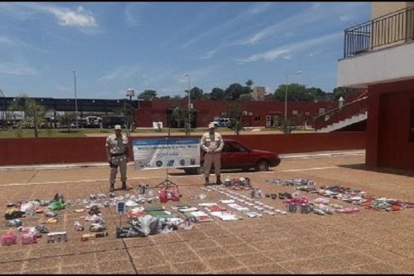 Corrientes y Misiones: Incautan 500 mil pesos en mercadería ilegal