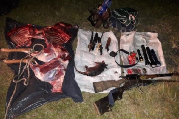 Interceptaron a cazadores furtivos en la localidad de Yofre