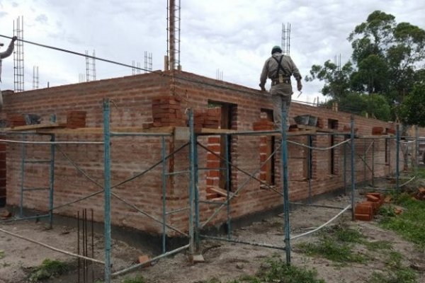 Avanza la construcción del Juzgado de Paz de Santa Lucía