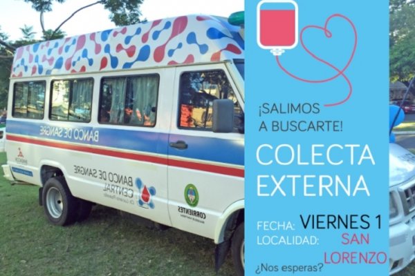 El Club de Donantes de San Lorenzo realizará su primera colecta externa de sangre