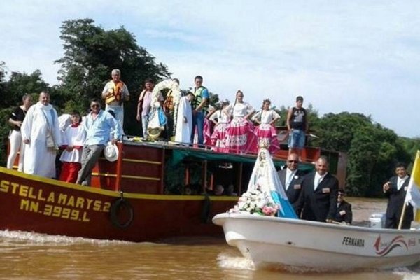 La Virgen de Itatí participó de los festejos patronales en Itá Corá