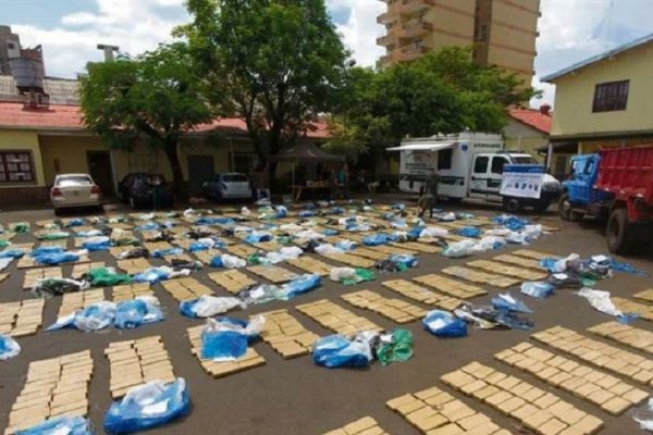 Ocho toneladas de marihuana fueron incautadas en una semana