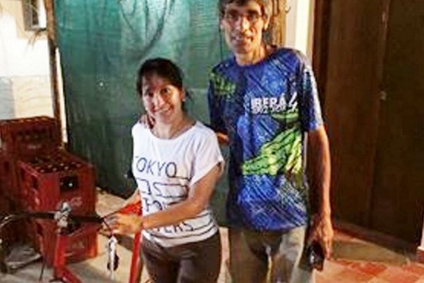 Dejó en Itatí la bicicleta con la que peregrinó durante 30 años