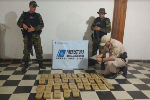 Incautaron más de 23 kilos de marihuana en Itatí