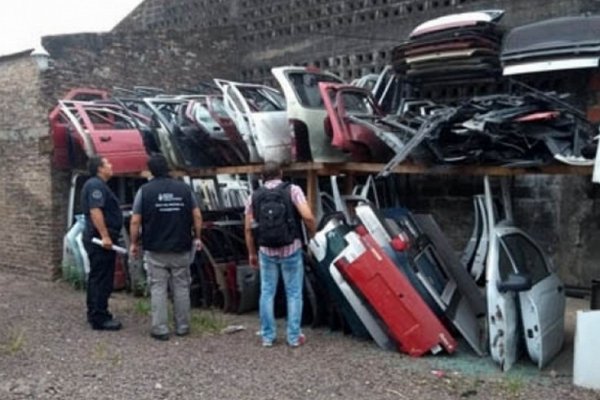Incautan 11 mil autopartes en dos allanamientos en Sáenz Peña
