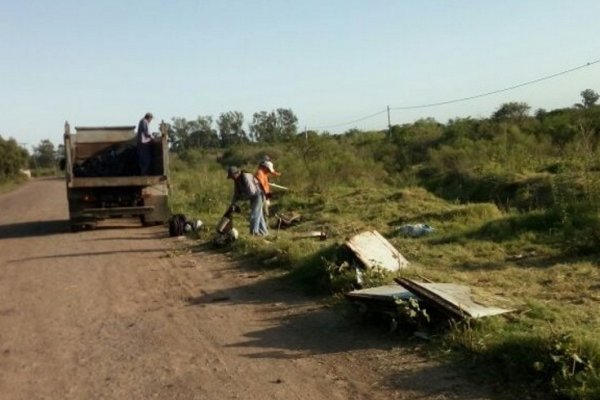 Curuzú: La Comuna desplegó acciones en la Ex Ruta 14