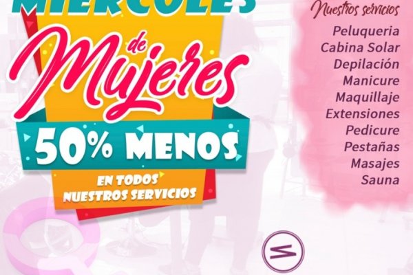 Llegan los miércoles de Mujeres al Salón & Spa de Sandra Espínola
