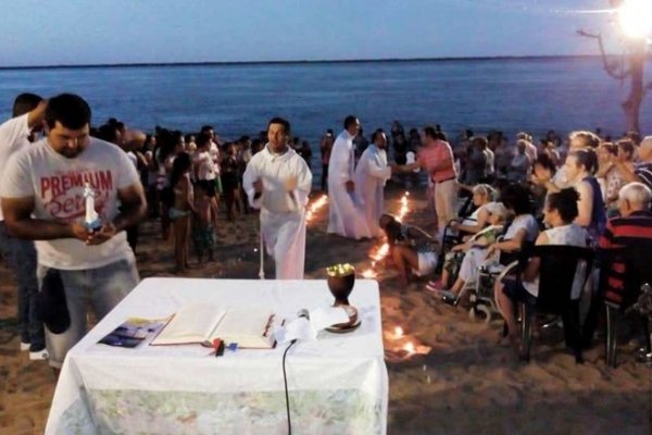 Itatí: Se celebró la misa del río
